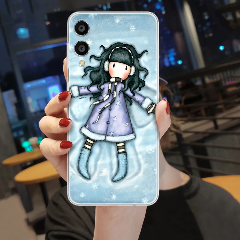 

Santoros cartoon Gorjuss cute Phone Case hull For HUAWEI honor nova v 5 7 8 9 10 20 30 C A X Lite Pro transparent shell soft