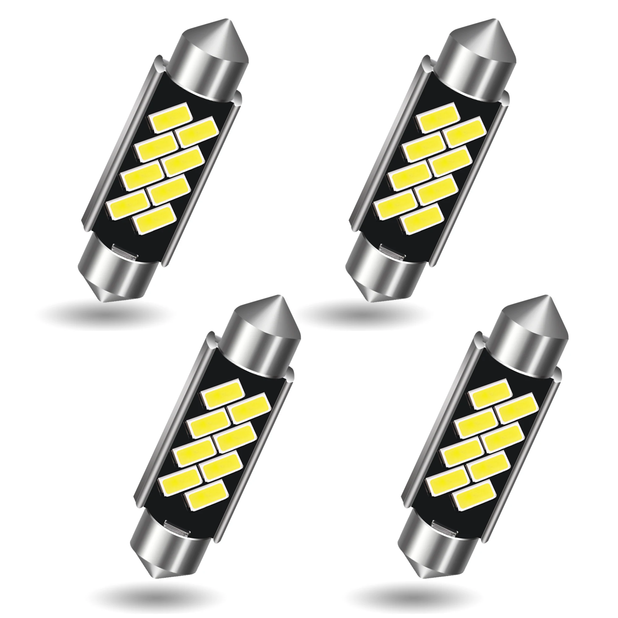 AGLINT 4 шт. светодиодный Festoon C5W 42 мм 5630 чипы 8 SMD Внутреннее освещение универсальное
