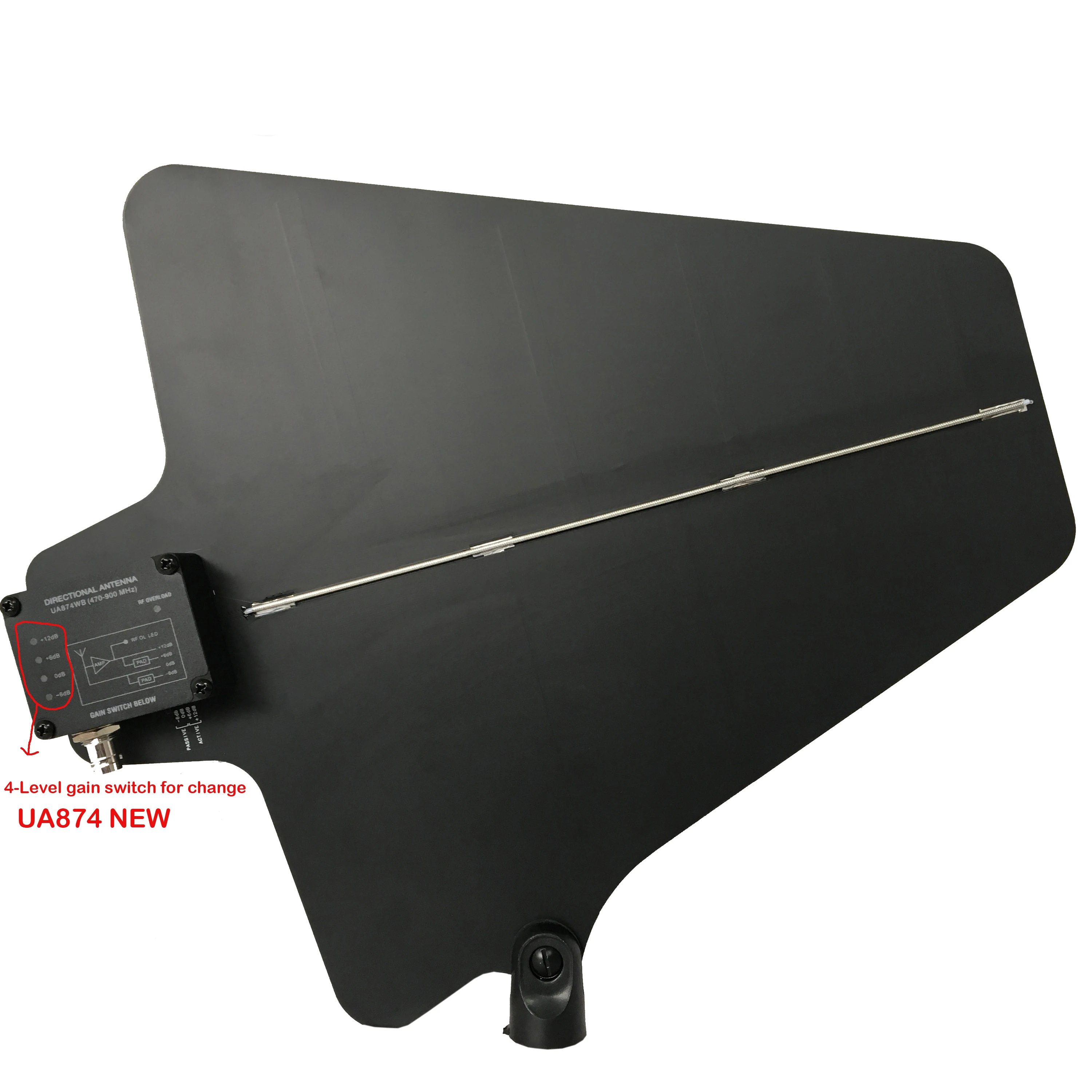Leicozic UA874 Two Active Directional Antenna & Splitter System Kit UHF Antena Integrated Amp For Microphone Wireless UHF470-950 images - 6