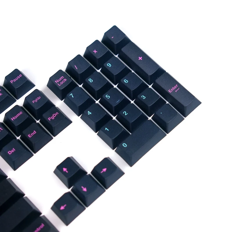 

127 Keys Japanese Keycaps Cherry Profile Dye Sublimation PBT Mechanical Keyboard Keycap Compatible With GH60 / 96 / 104