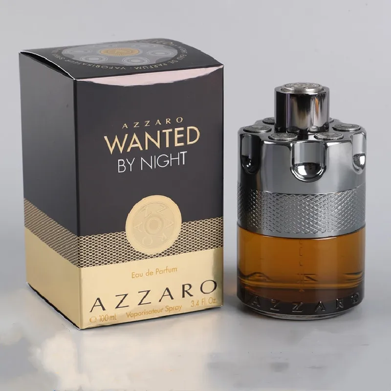 

New Parfums Men's AZZARO WANTED BY NIGHT EAU DE TOILETTE Original Classical Colognes Parfum Vaporisateur Spray