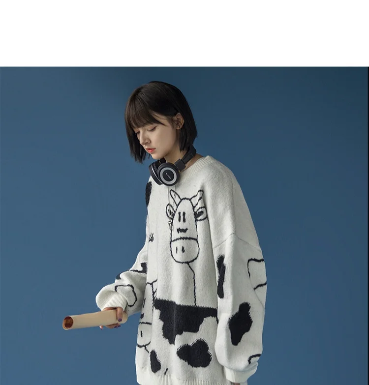 

Sweater Pullover Autumn And Winter New Sweet Pullover Sweater Female Student Korean Version Loose Wild Sweater Coat Trend 2021