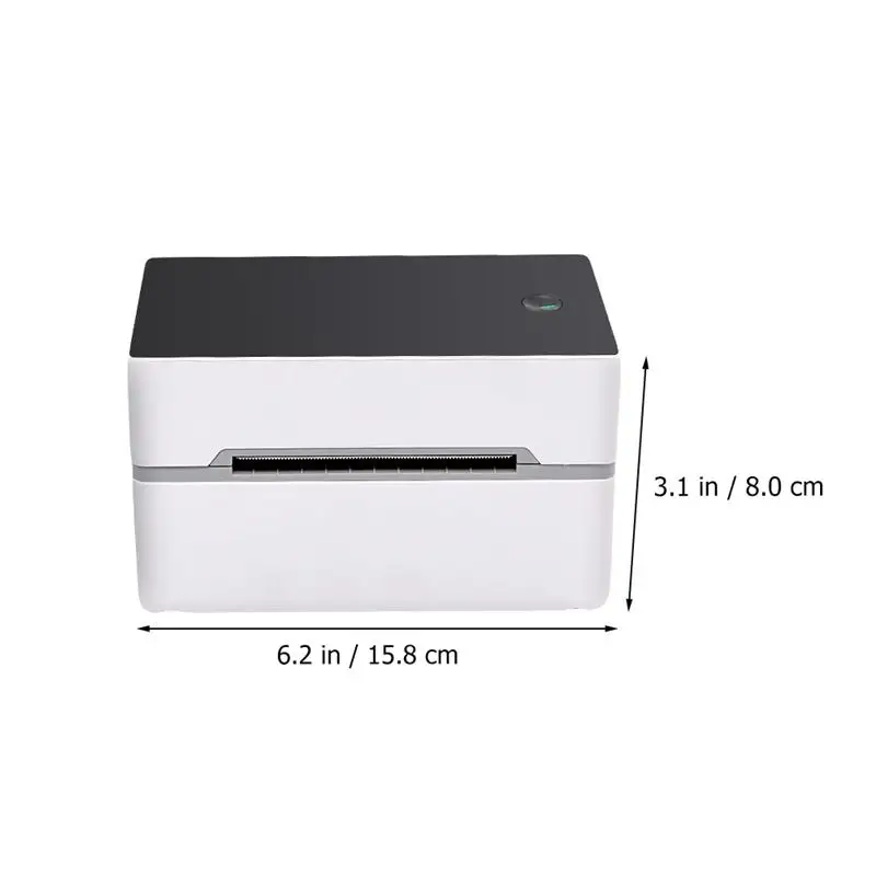 

1 Set Portable Express Label Printer USB Thermal Printer Barcode Printer (US Plug) for Home Shop