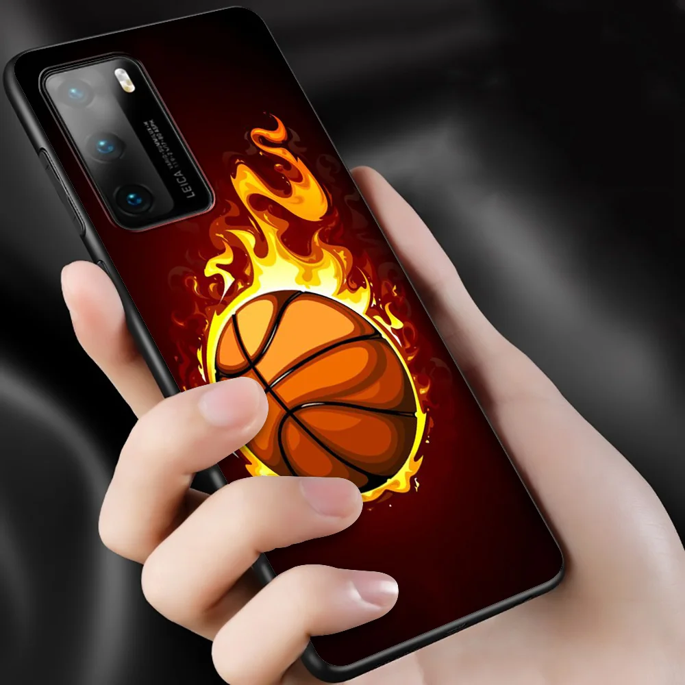 WEBBEDEPP I love basketball TPU мягкий чехол для Huawei P8 P9 P10 P20 P30 Y5 Y6 Y7 Y9 P smart Lite Pro Prime Mini | Мобильные