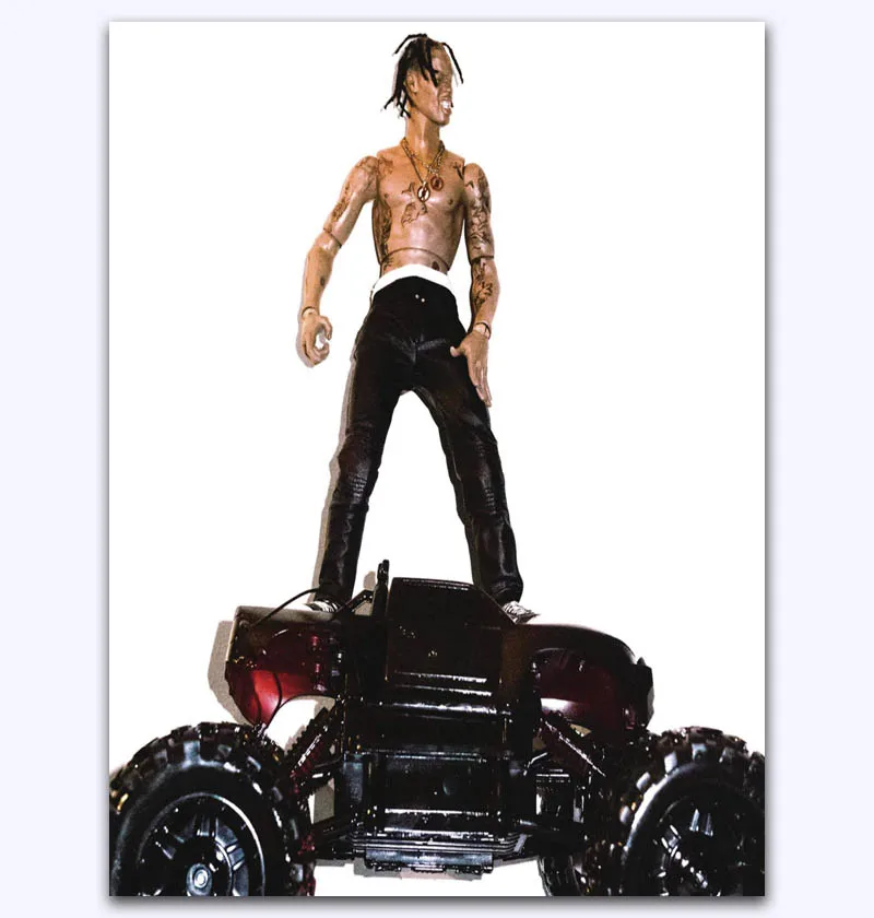 MQ2050 Трэвиса Скотта дней рапппер хип-хоп музыка певица звезда крышка горячий художественный плакат Топ Шелковый светильник холст домашний декор настенная печать