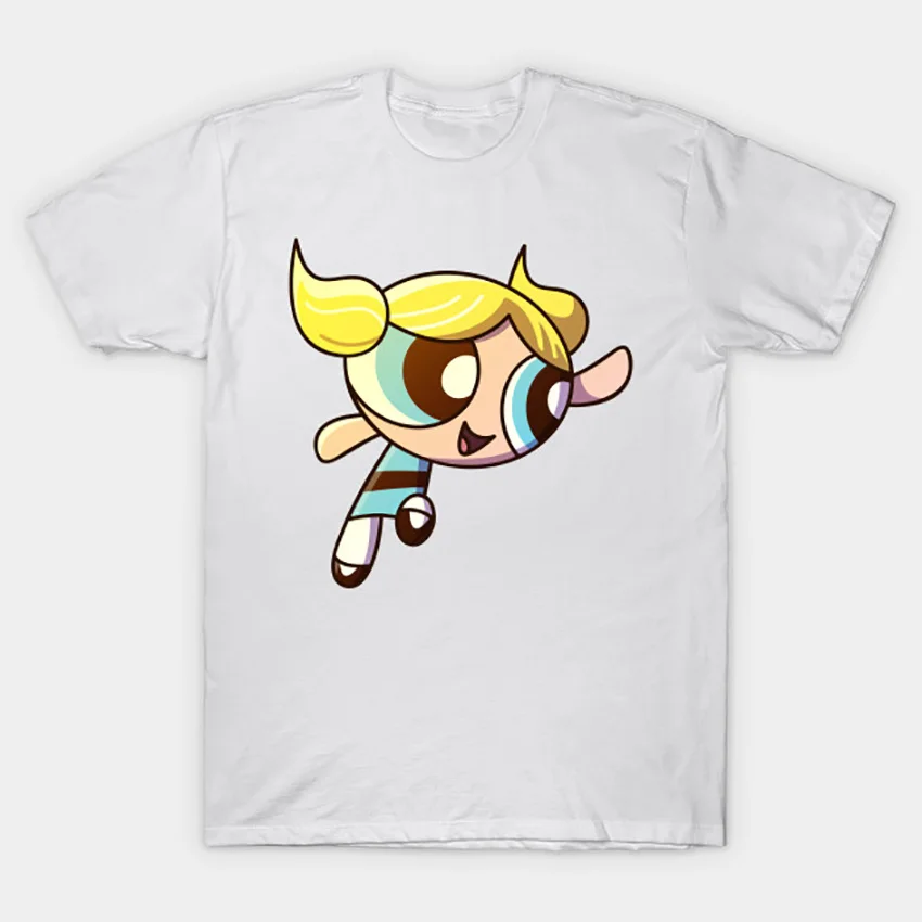 Power puff футболка с пузырьками power puff футболка для девочек для женщин и детей супергерой ppg woman power child puffgirls bubbles girl