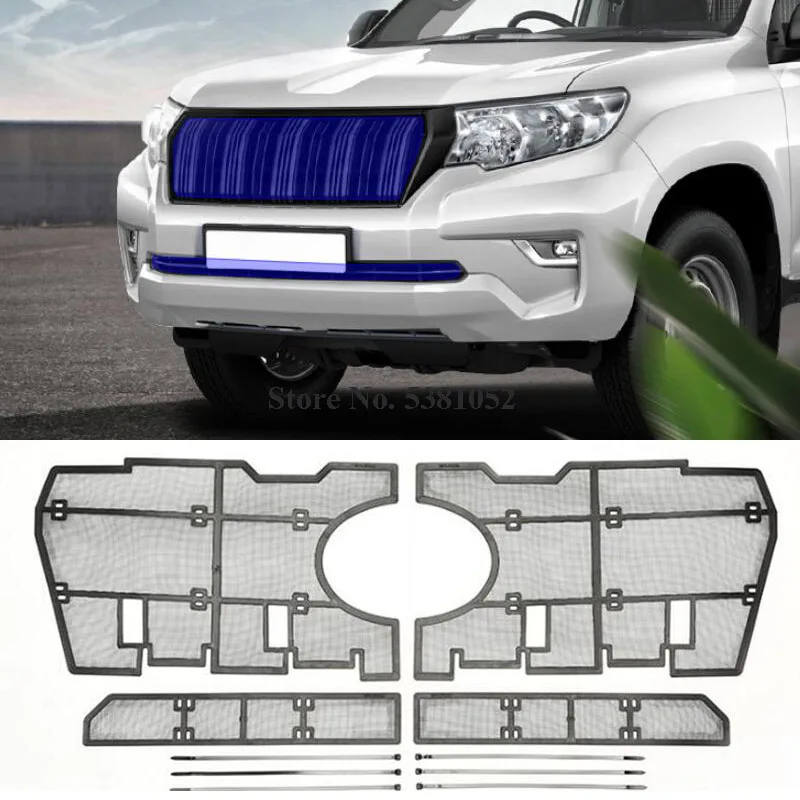 Передняя решетка для Toyota Land Cruiser Prado FJ 150 2018 2019 2020|Хромирование| |