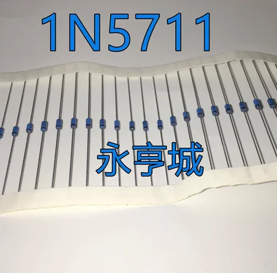 10 шт./лот 1N5711 IN5711 выпрямительные диоды Schottky 15mA 70V DO 35|Инструменты для кабеля| |