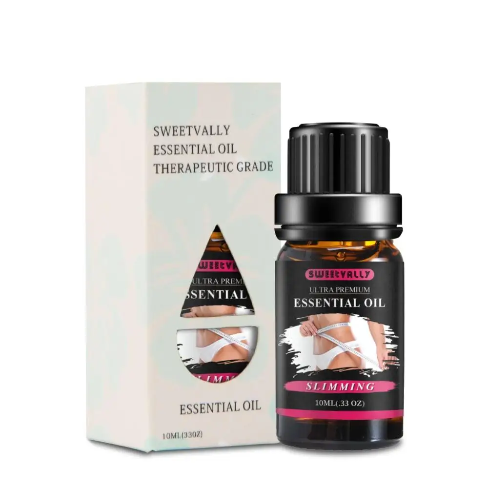 2 шт. эфирное масло для потери веса 10 мл сильный эффект антицеллюлитное