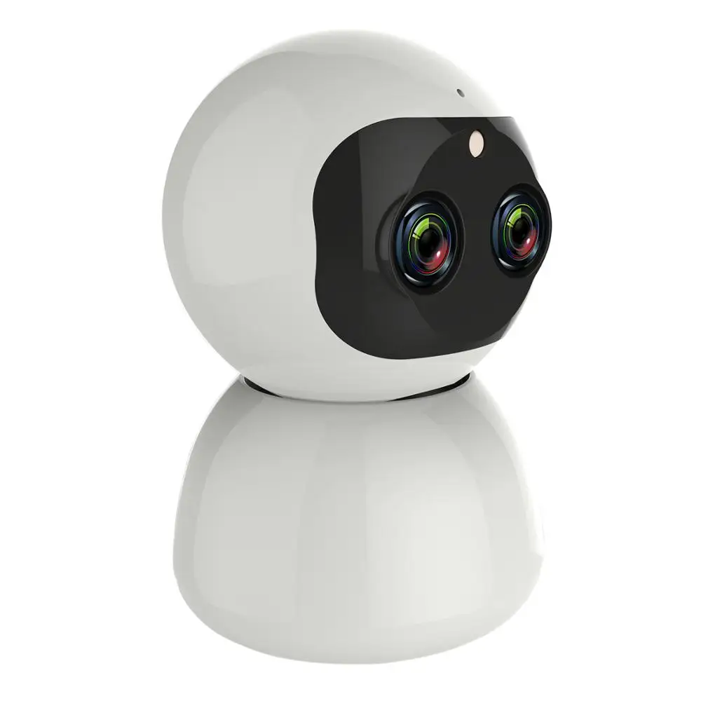 Jimi Двойной объектив дома Камера 1080P Крытый Wi Fi IP видеонаблюдения Системы с