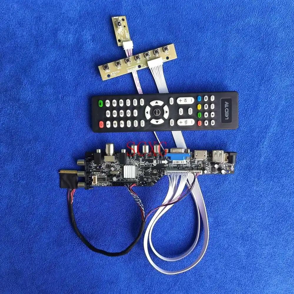 

Signal digital For HSD089IFW1/N089L6 Display controller board LVDS-40Pin 1024*600 LED/LCD DIY Kit HDMI-compatible DVB VGA USB AV