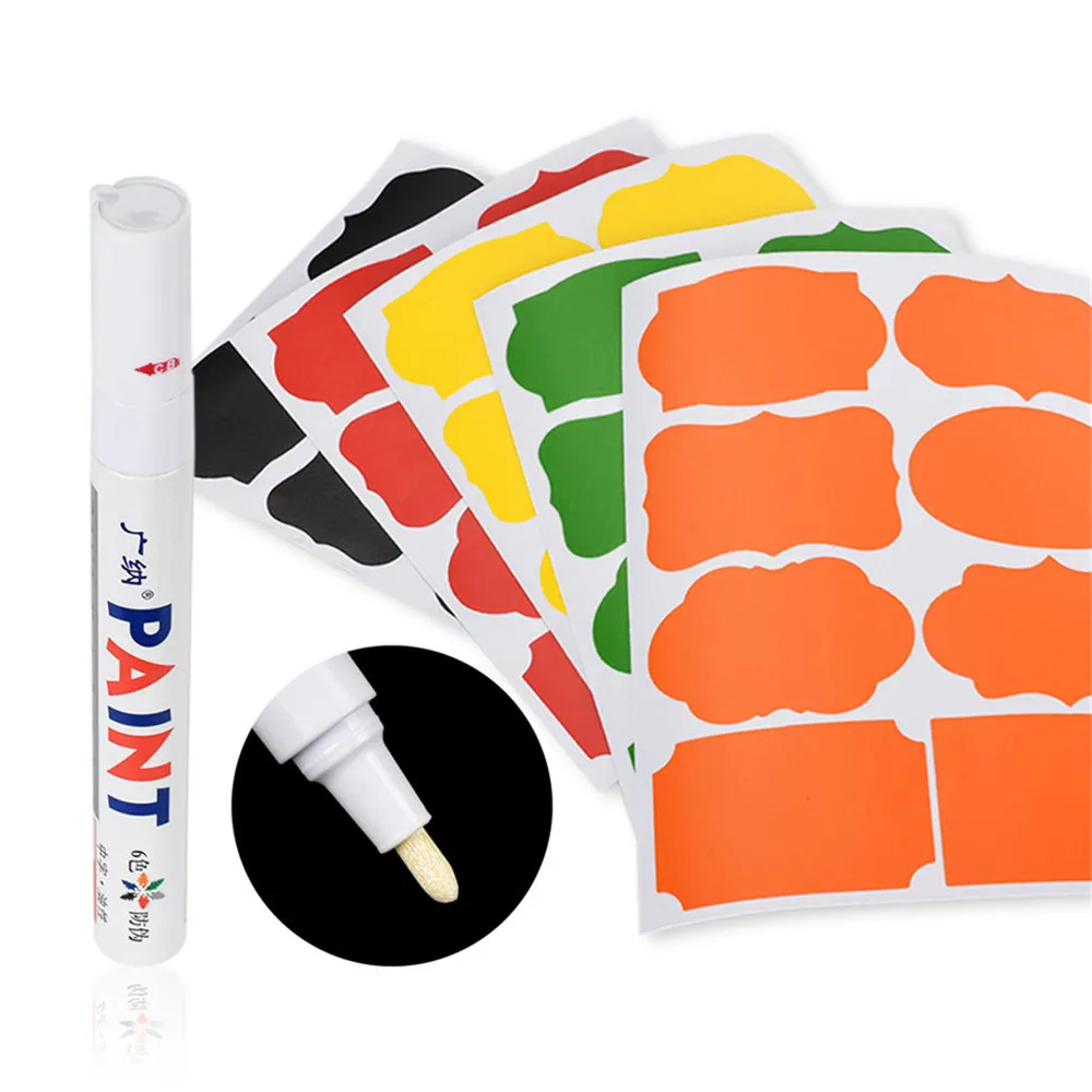 40 шт. яркие наклейки на доску с масляной ручкой|Наклейки стену| |
