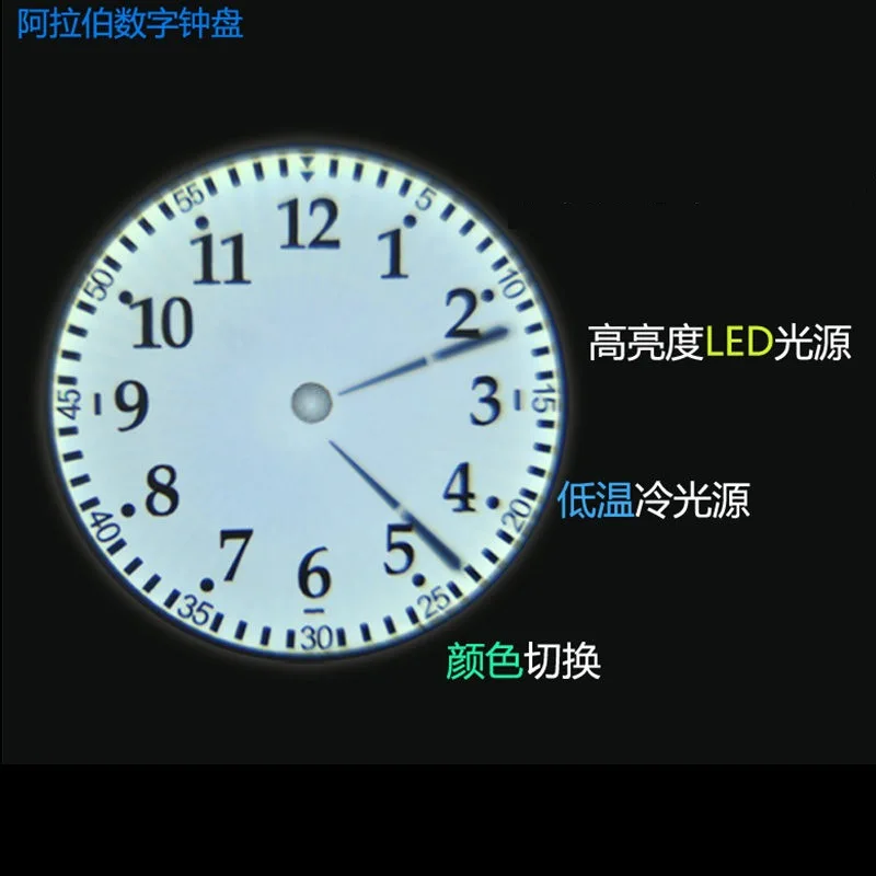 

Projection Wall Clock Large Projection Clock Creative led Projection Clock A projected clock with night light function