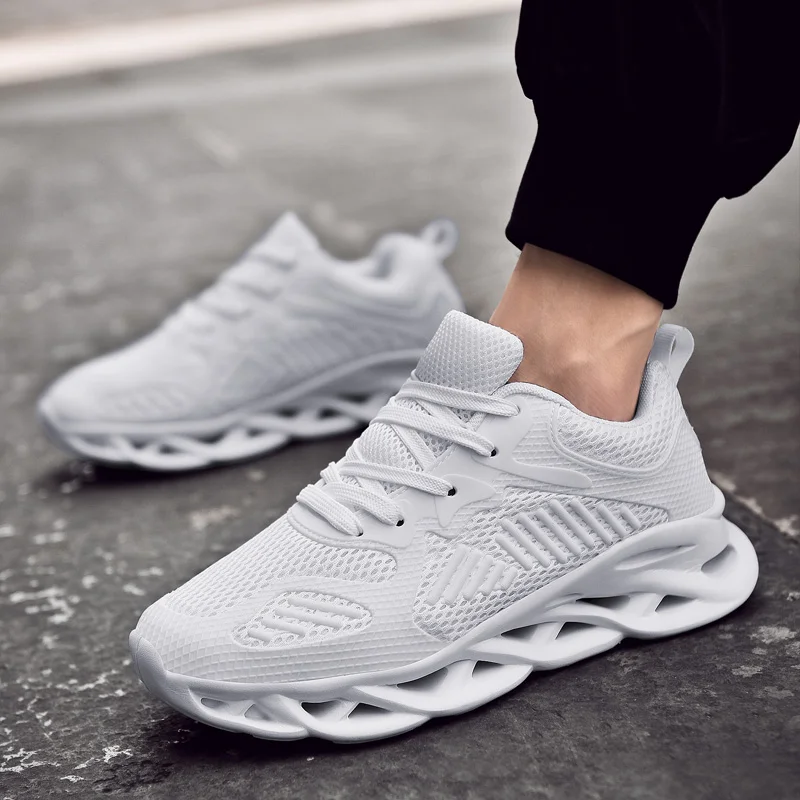 

Mens Casual Shoes Hot Sale Shoes Casual Man Men Fashion Causal For Sneakers Black Solid White Knitting Men's Summer