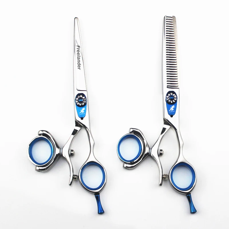 

5.5/6 inch Professional hair Barber scissors set straight scissors and curved pieces hair care & styling