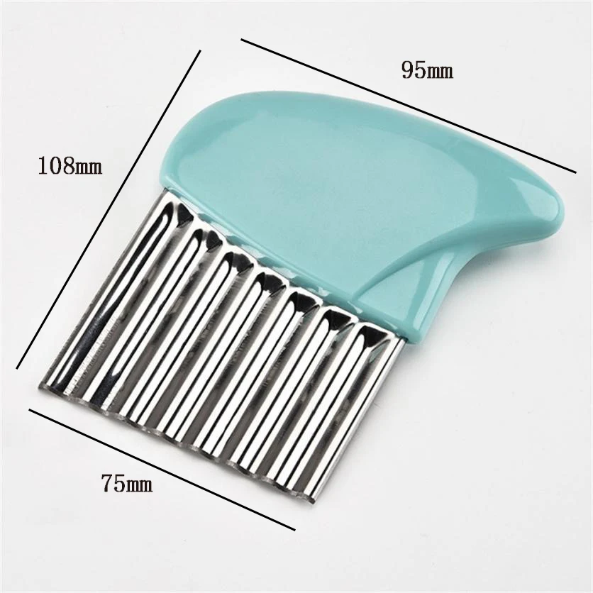 1 шт. волнистые ломтики лука картофеля сморщенный картофель фри салат