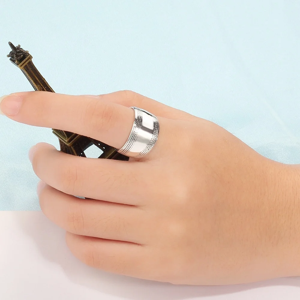 Женское кольцо из цинкового сплава FDLK винтажное серебряное с узлом ювелирное