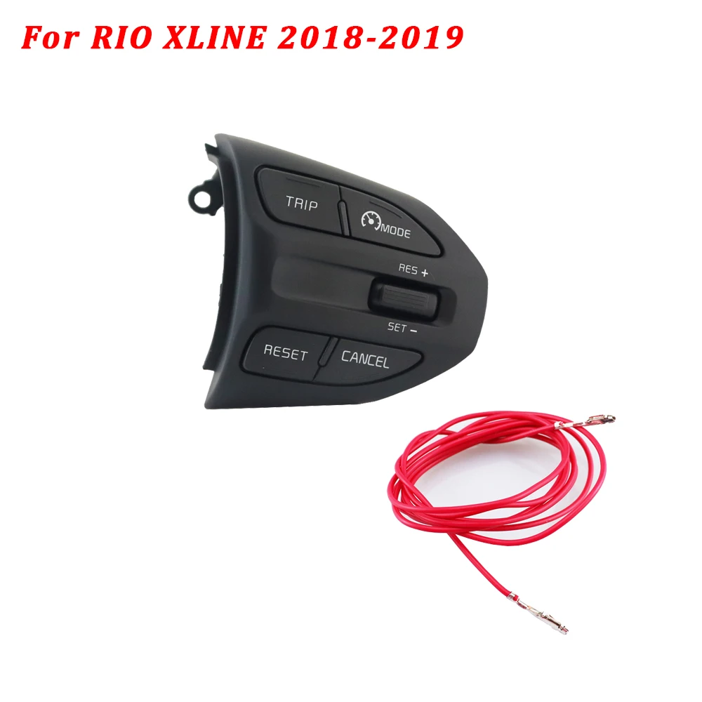 Model B Red C Кнопки рулевого колеса для KIA K2 RIO RIO X LINE Bluetooth телефон круиз контроль громкости переключатель автомобильные аксессуары - Цвет: Model B Red C