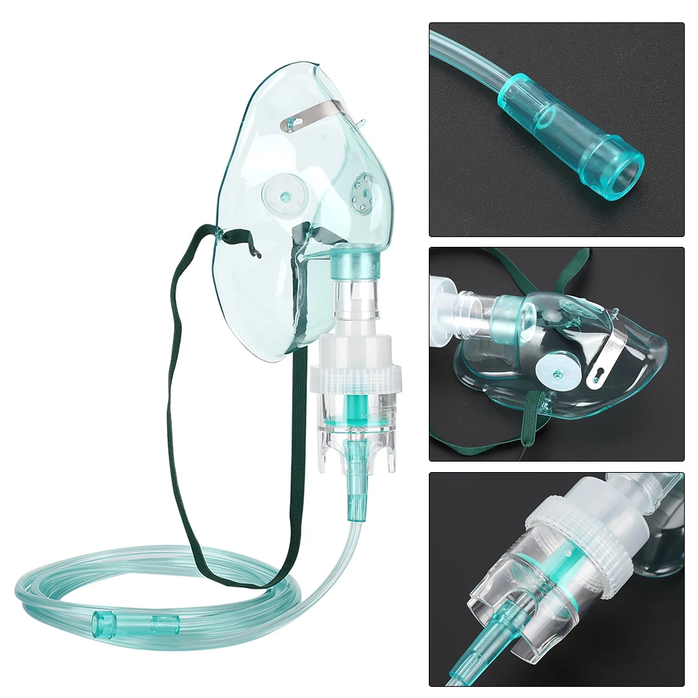 

Inhaler Set Smooth Breathing Device Nebulizer Cup Catheter Compressor Respirator Type Applicable Medical Clinic Club Health Care