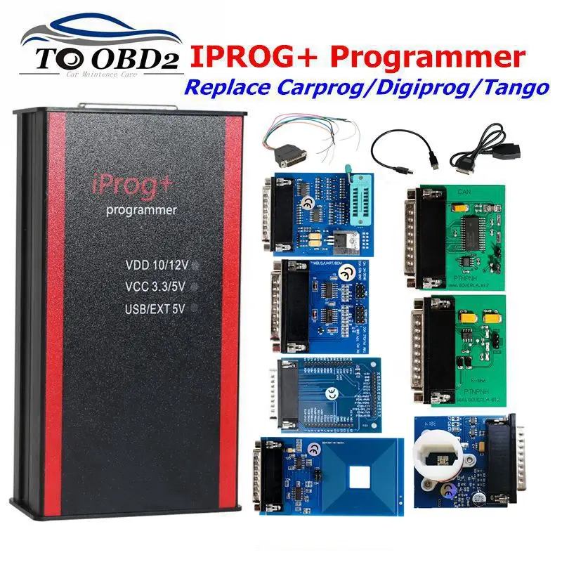 Новейший Iprog+ V80 Pro программист поддержка IMMO+ коррекция пробега+ сброс подушки безопасности до года Замена Carprog/Tango/Digiprog