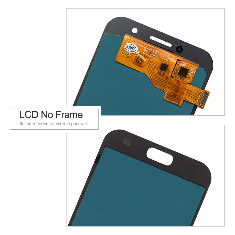 Super AMOLED For Samsung Galaxy A5 2017 A520 Display Touch Screen Digitizer Assembly+Battery Cover for A520F A520K LCD | Мобильные