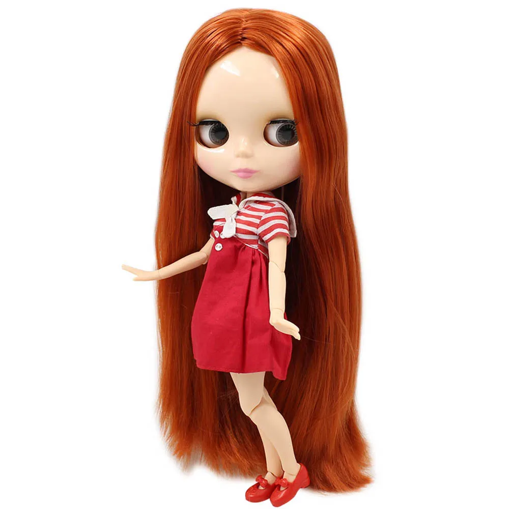 

Кукла Blythe шарнирная, 30 см, без челки, с блестящим лицом