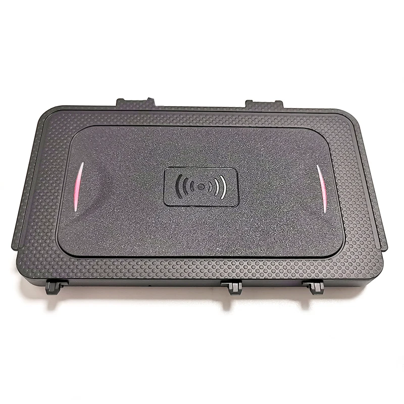 

Автомобильное беспроводное зарядное устройство для VW T-Cross T-Roc Jetta MK7 Teramont Phideon 15 Вт, быстрое зарядное устройство для телефона, зарядная панель, держатель для телефона