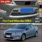 Для Ford Mondeo MK4 2007 2008 2009 2010 автомобильный радиатор центральный бампер решетка панель Крышка автомобильный гриль панель отделка автомобильный Стайлинг