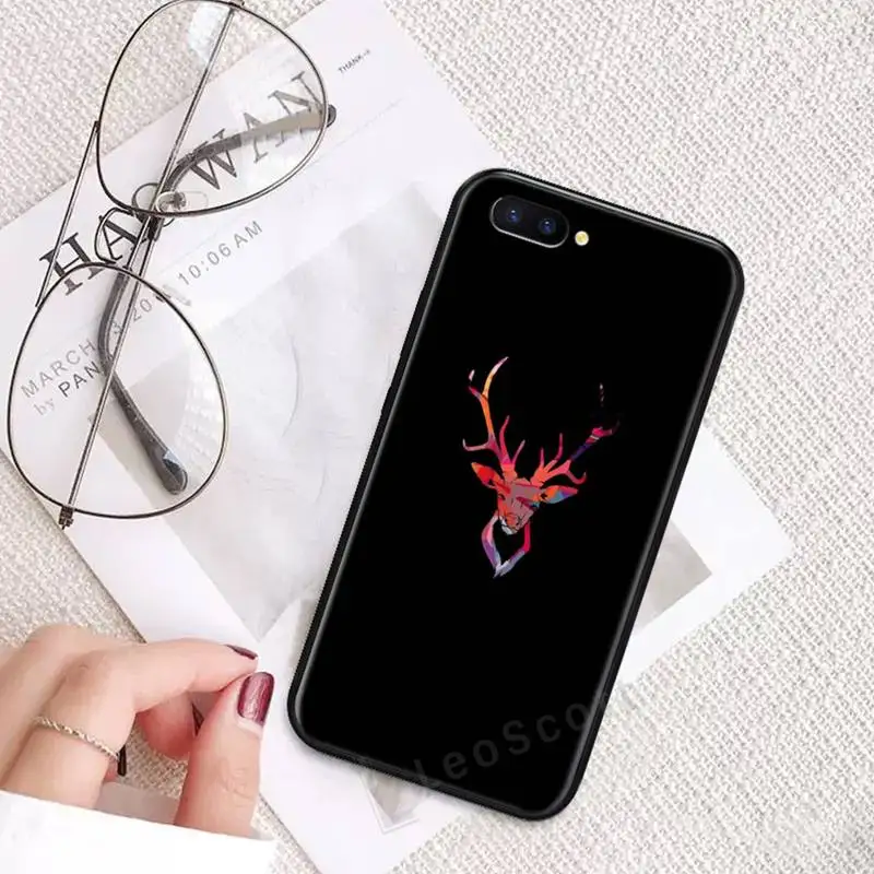 

Beautiful deer head that symbolizes high class Phone Cases For OPPO R9 R11 R15 R17 RENO Realme S PLUS Normal 2z 3 5 C2 pro