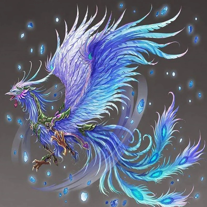 5D алмазная живопись полная вышивка Феникс Алмазная мозаика распродажа круглые