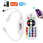 DC 5 в 12 В 24 В RGB светодиодный Wifi контроллер RGBW RGBWW WiFi светодиодный контроллер 24 ключа ИК-пульт дистанционного управления 5050 2835 Светодиодный светильник Magic Home
