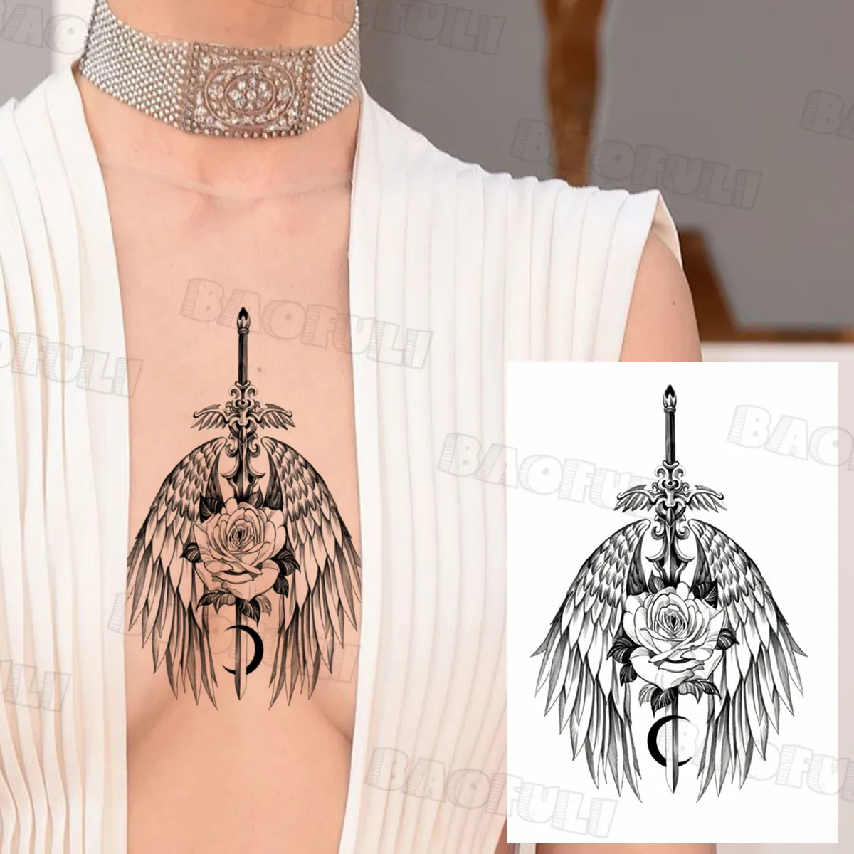 Временные татуировки для женщин Эротичные тату-наклейки сделай сам на руку грудь