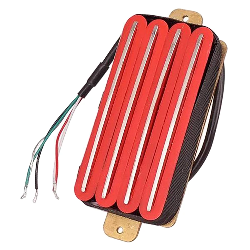 

Dual Hot Rail Pickups 4 Core Wire Copper Base Plate for Electric Guitar Accessories