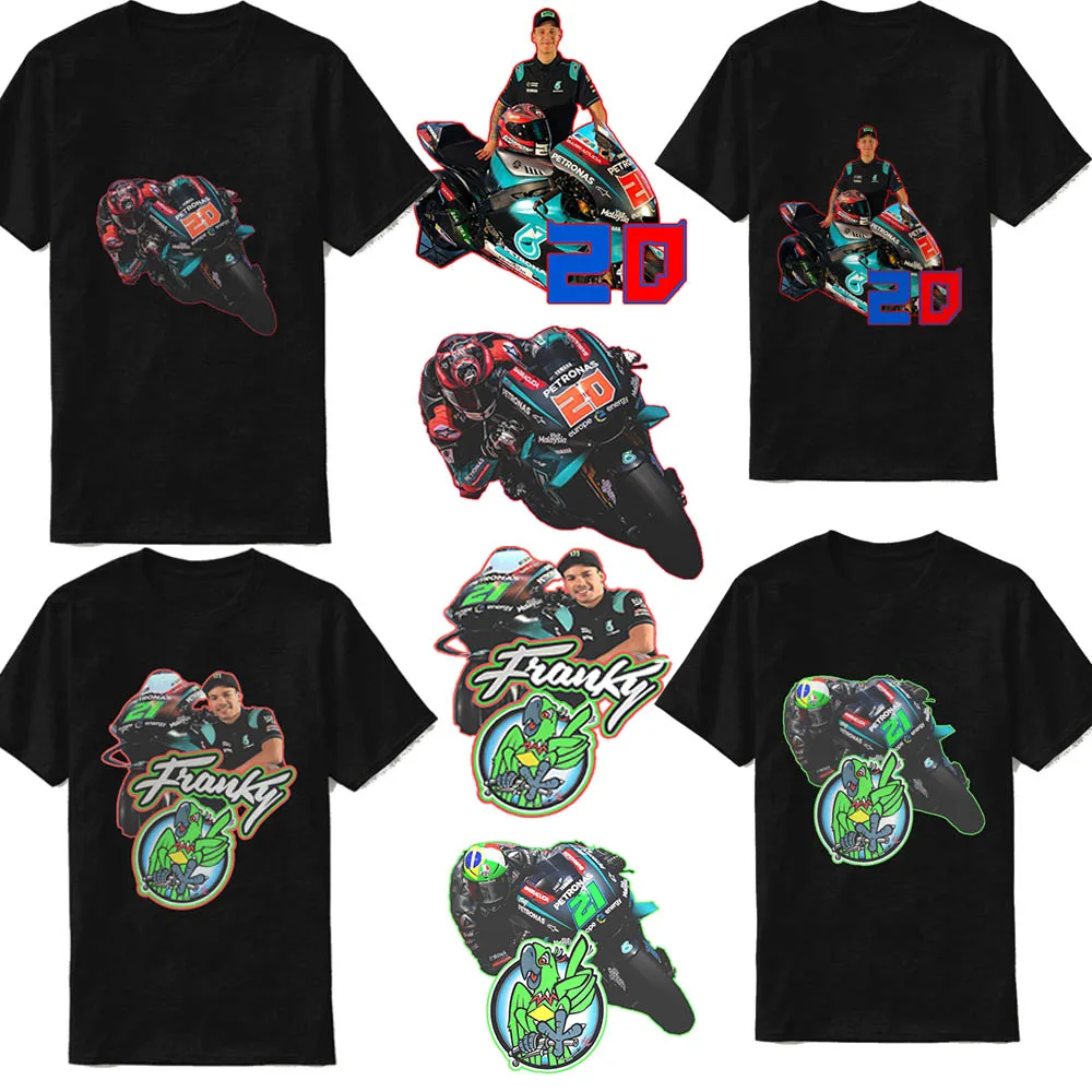 Футболка Fabio Quartz araro 20 fabio morbidelli гоночный мотоцикл petronas 2019 moto2 moto3|Мужские футболки|