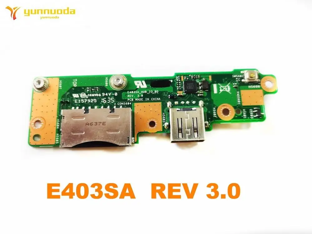 Фото Оригинальная USB-плата ASUS E403SA E403 E403SA HUB IO BD REV 3,0 протестирована, хорошая, бесплатная доставка №2