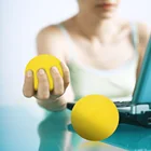 Мини Силиконовый массажный шарик для терапии для рук, силы пальцев, упражнений, снятия стресса, портативное фитнес-оборудование