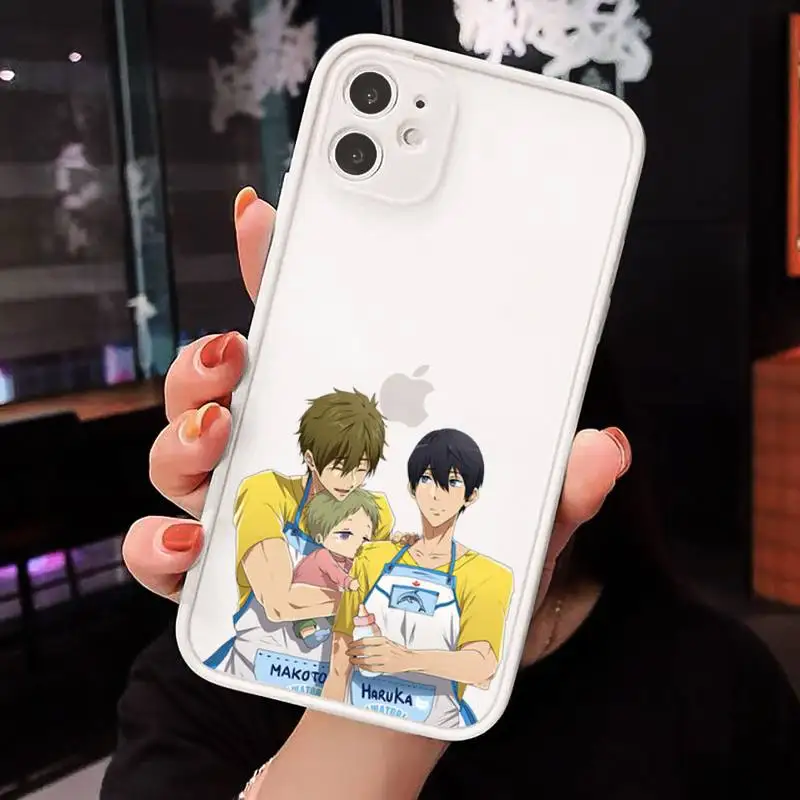 

School Babysitters Ryuichi Kashima Phone Cases matte transparent For iphone 7 8 11 12 plus mini x xs xr pro max cover