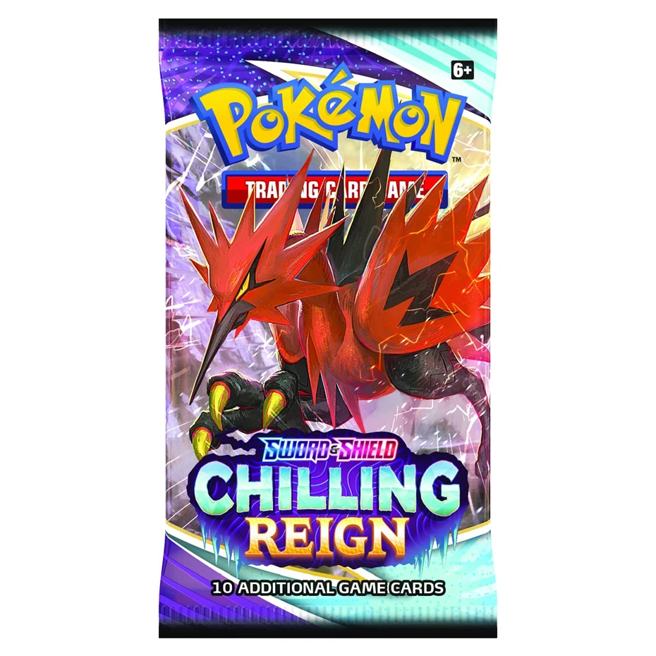 Juego de cartas de Pokemon, espada y escudo, versi&oacute;n en ingl&eacute;s, escalofriante, regalo para ni&ntilde;os, novedad de 2021-3