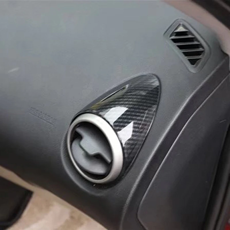 For Nissan Qashqai Dualis J10 2006-2013 Carbon Style Side A/C Air Outlet Vent Decoration Cover Trim Car Styling | Автомобили и