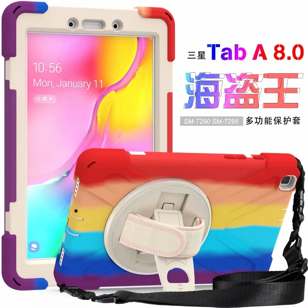 

Heavy Duty Protection Tablet Case for Samsung SM-T290 8.0 inch T290 T295 Galaxy Tab A 8.0 2019 SM-T295 Kids Cover Safe Pen Slot