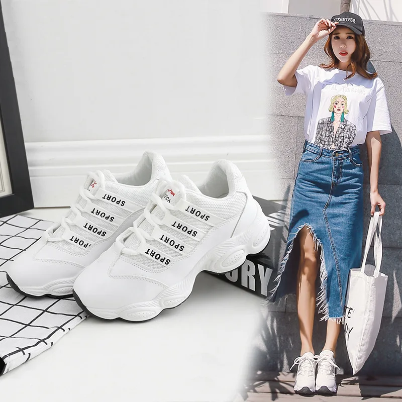 

Shoes Women Sneakers Trainers Zapatillas Deportivas Hombre Breathable Lover Casual Women Shoe Sapato Ladies Spring Dad Shoes