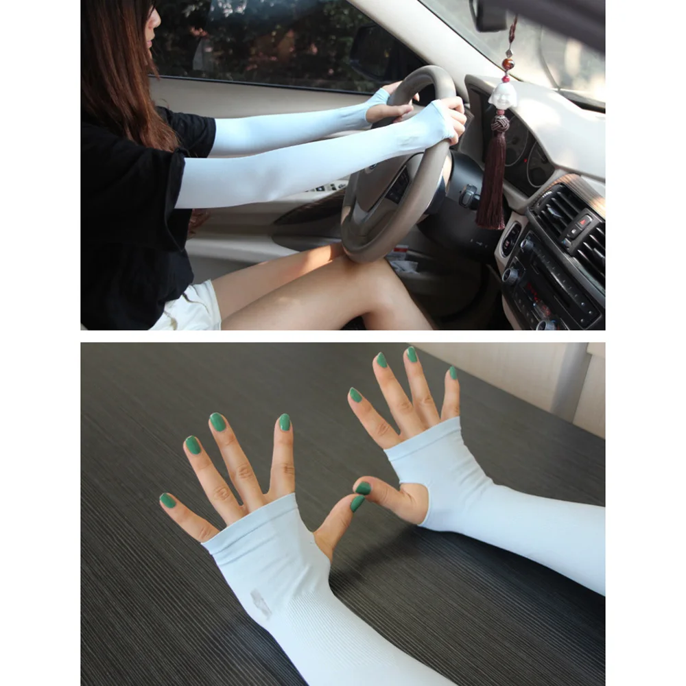 Лидер продаж Новинка лета Солнцезащитная манжета из шелка льда для верховой езды