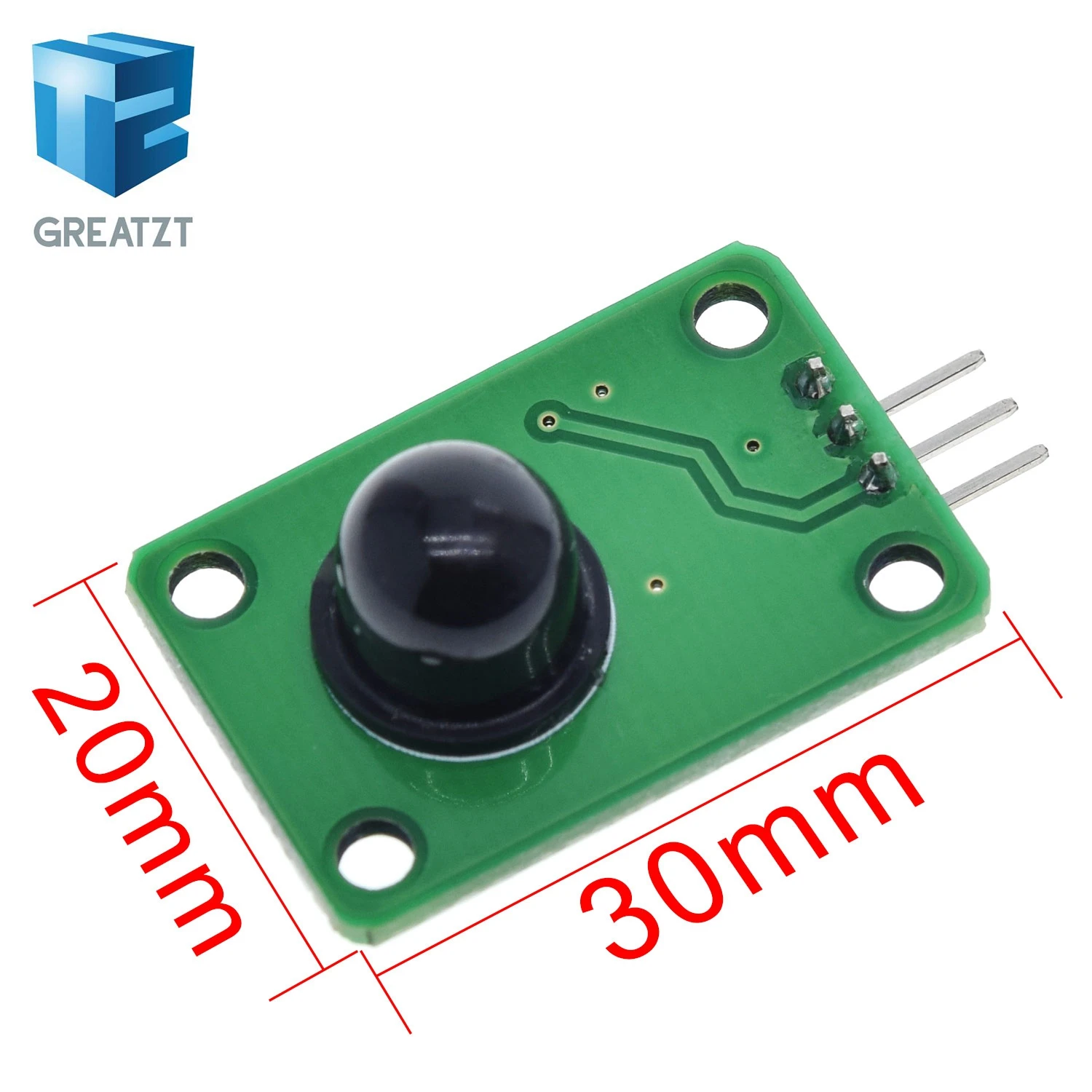 Пироэлектрический инфракрасный датчик GREATZT детектор человеческого тела модуль