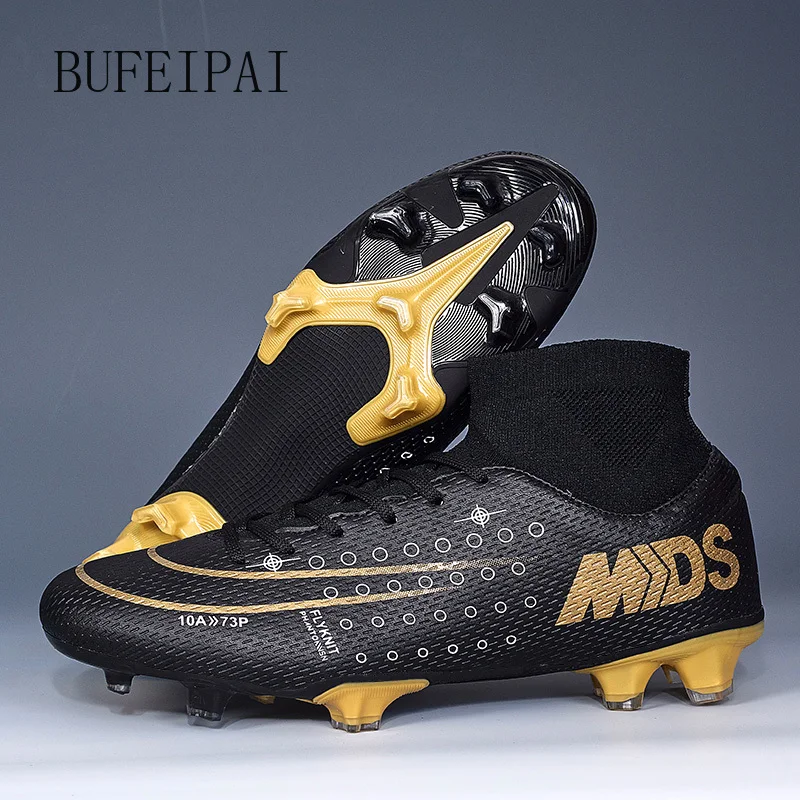BUFEIPAINew Новое поступление унисекс Уличная обувь для футбола высокие футбольные