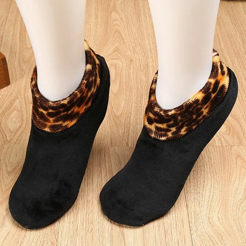 

1 Pair Unisex Thicken Sock Winter Warm Men Women Non Slip Elastic Sock Home Indoor Bed Floor Socks Slipper