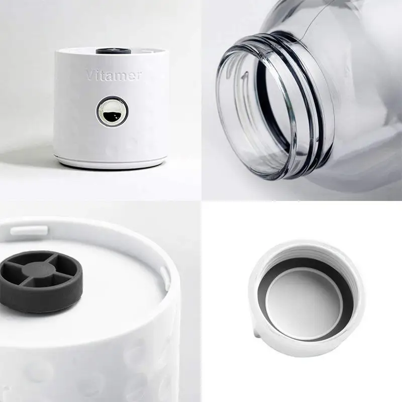 

Top Deals Portable Blender, Smoothie Blender USB Juicer Cup, 17oz Fruit Mixing Machine with 4000mAh Rechargeable Batteries, Deta