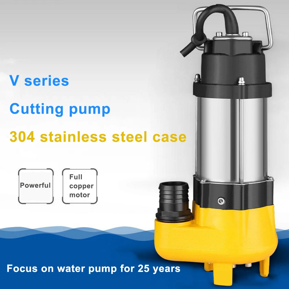 Канализационный насос 370W электрические пневматические незасоряющийся