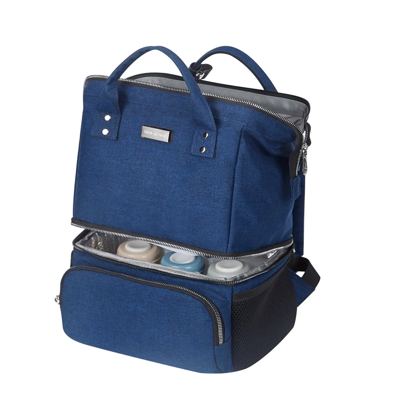 2 слоя детские пеленки рюкзаки водонепроницаемые мумия сумки большой емкости