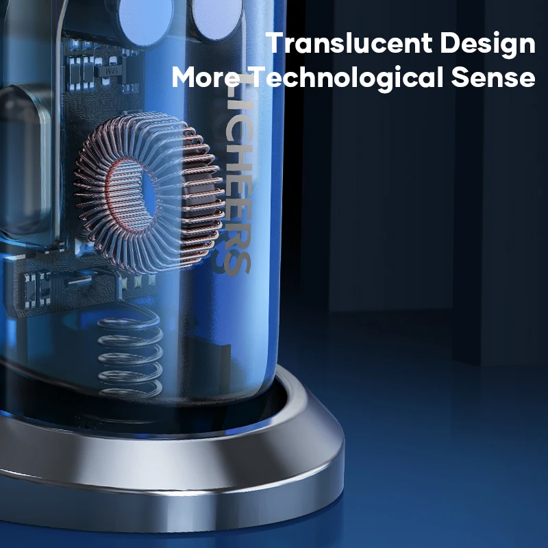 licheers 63w car charger usb type c car phone charger translucent dual port pd qc fast charging for laptop iphone samsung xiaomi free global shipping