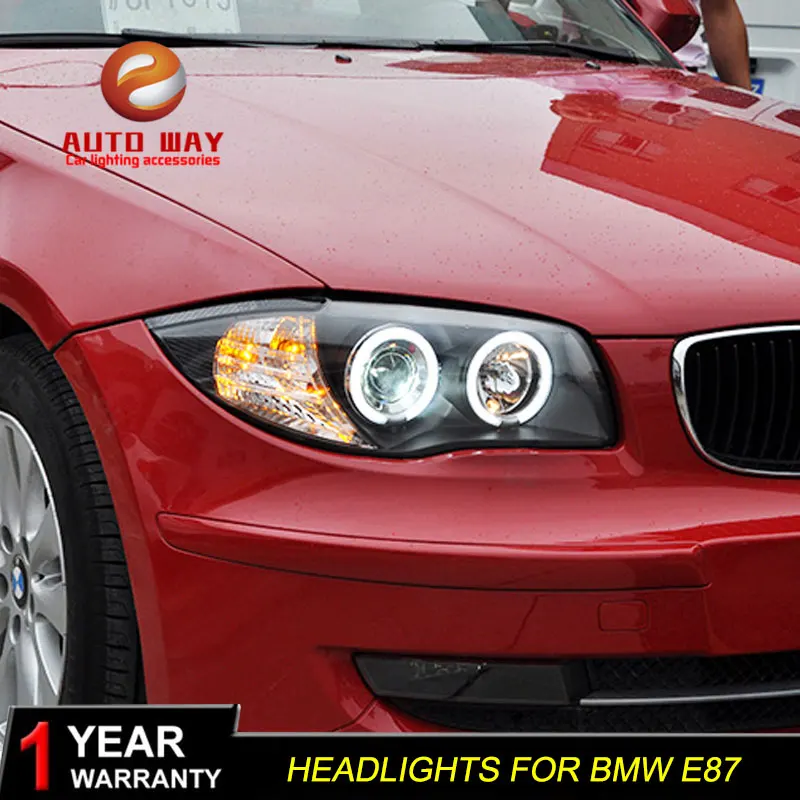 Чехол для стайлинга автомобиля BMW E87 116i 118i 120i 125i светодиодный фары 2004 2011
